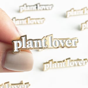 Plant Lover Enamel Pin | Enamel Pins & Accessories for Plant Lover | Lapel Pin Gift for Her | Floral Enamel Pin | Brooch | Modern Pin