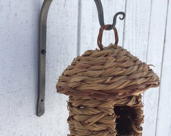 Wrought Iron Plant Hanger, small plant hanger, lantern hanger, mason jar hanger, lantern hook, mason jar sconce
