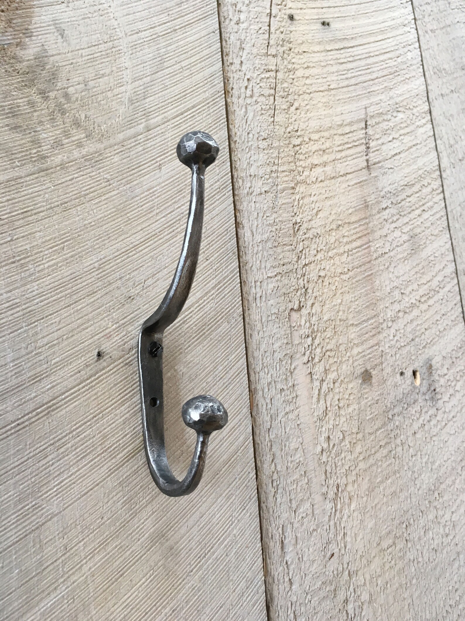 Iron Double Coat Hook Wall Hooks Hook for Mudroom Etsy