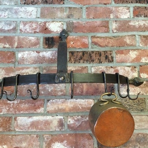 Pots and Pan Rack — Decorative Wall Mounted Storage Hanging Rack