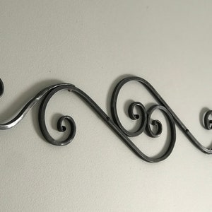 Metal Wall Art, Wall Decor, Bedroom Decor, Scroll Wall Art, Iron Wall Decor, Scroll Wall Decor, Wrought Iron Wall Decor, American Made