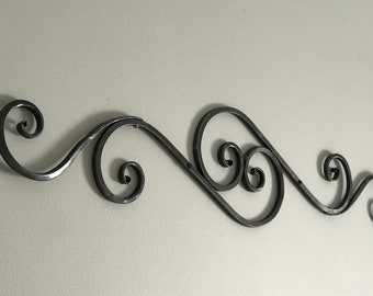 Metal Wall Art, Wall Decor, Bedroom Decor, Scroll Wall Art, Iron Wall Decor, Scroll Wall Decor, Wrought Iron Wall Decor, American Made