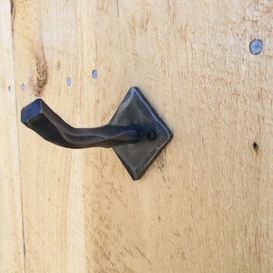 rustic robe hook, bathroom hook, towel hook, mudroom hook, cabin decor, towel hanger, robe hanger