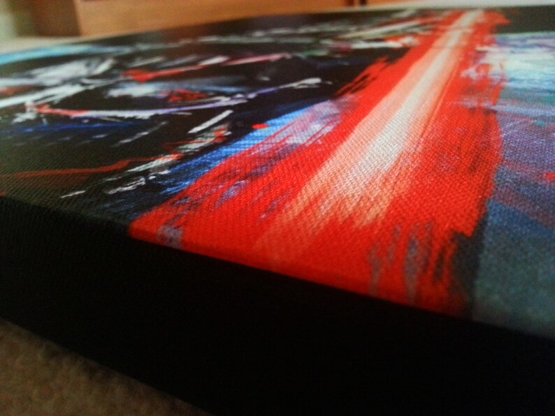 The Dark Knight Abstract Art Canvas in 2 sizes 16 x Etsy