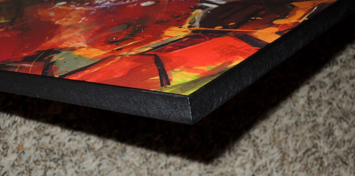 Invincible Iron Man WOOD Art Panel 11x17 Abstract Art Etsy