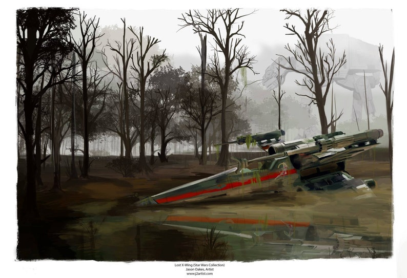 crashed x wing