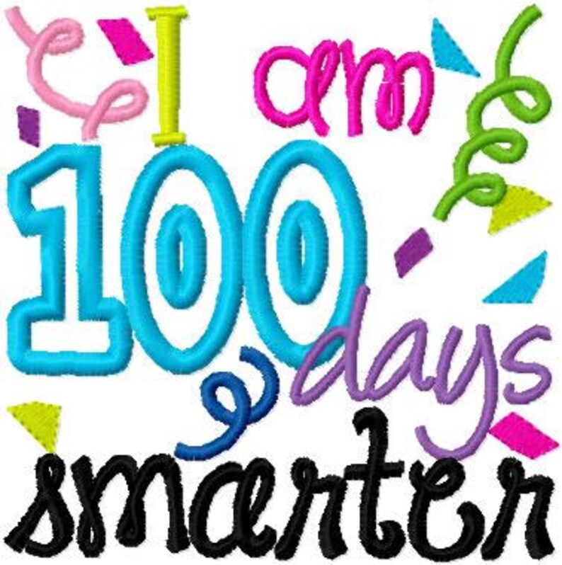 100 days of school design embroidery applique design digital  etsy 100 days of school design embroidery applique design digital  etsy