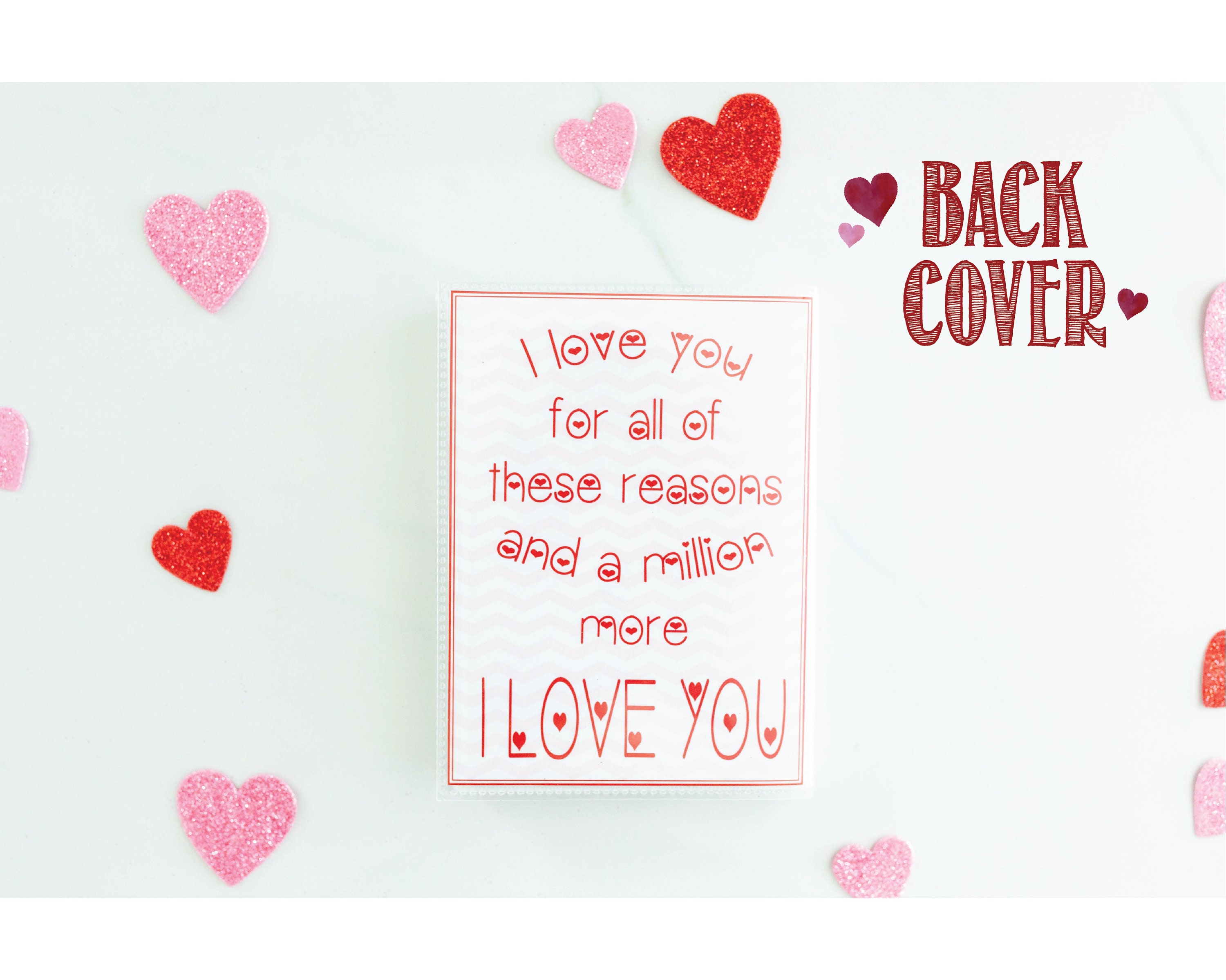 25 Reasons Why I Love You Book - Reasons Why I Love You - Birthday