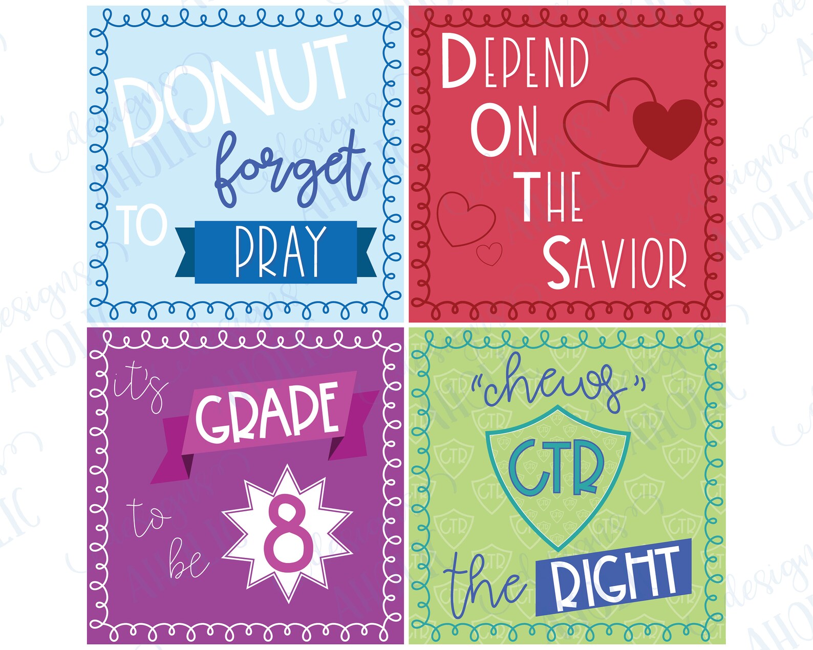18 LDS Baptism Candy Gift Tag Printables LDS Primary Baptism - Etsy