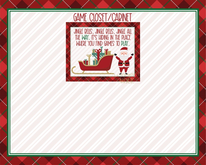 Indoor Christmas Treasure Hunt Indoor Christmas Scavenger Hunt Christmas Printables Christmas Gift Tags Kids Christmas Activity image 5