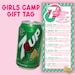 7up Printable Gift Tag Back to School Gift Thinking of You Gift Back to ...