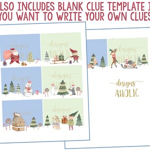 NEW Indoor Christmas Treasure Hunt - Indoor Christmas Scavenger Hunt - Christmas Game - Kids Christmas Activity - Christmas Advent Activity image 7