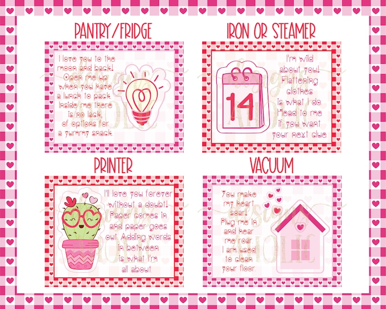 Valentine's Day Treasure Hunt Clues Valentines Scavenger Hunt Clues Valentine's Day Printables Valentines Party Games Kids Valentine image 5