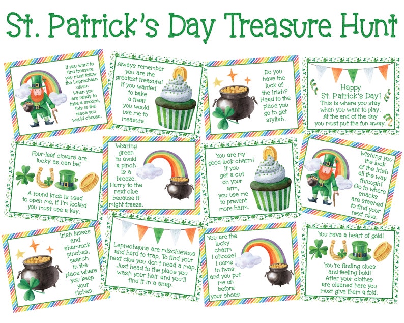st patricks day clues