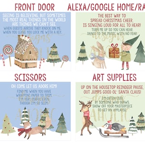 NEW Indoor Christmas Treasure Hunt - Indoor Christmas Scavenger Hunt - Christmas Game - Kids Christmas Activity - Christmas Advent Activity image 3
