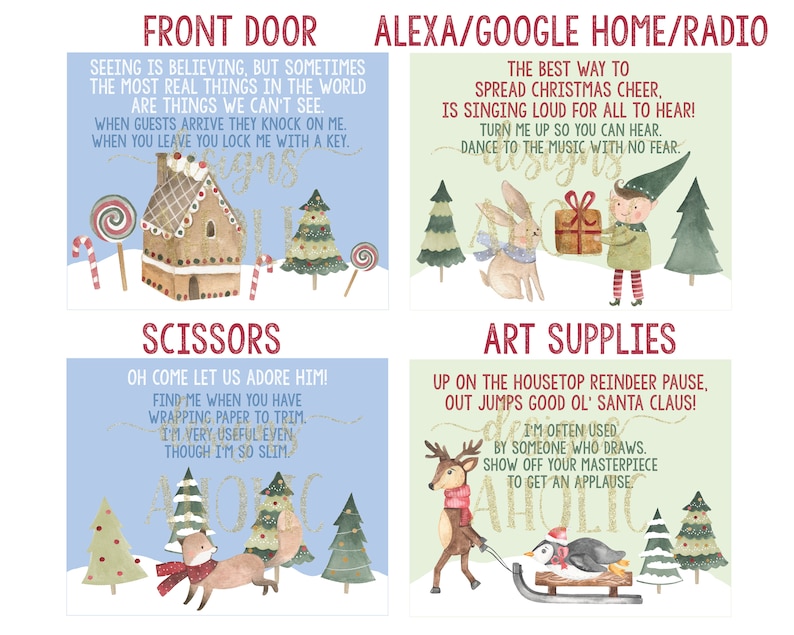 NEW Indoor Christmas Treasure Hunt - Indoor Christmas Scavenger Hunt - Christmas Game - Kids Christmas Activity - Christmas Advent Activity image 3