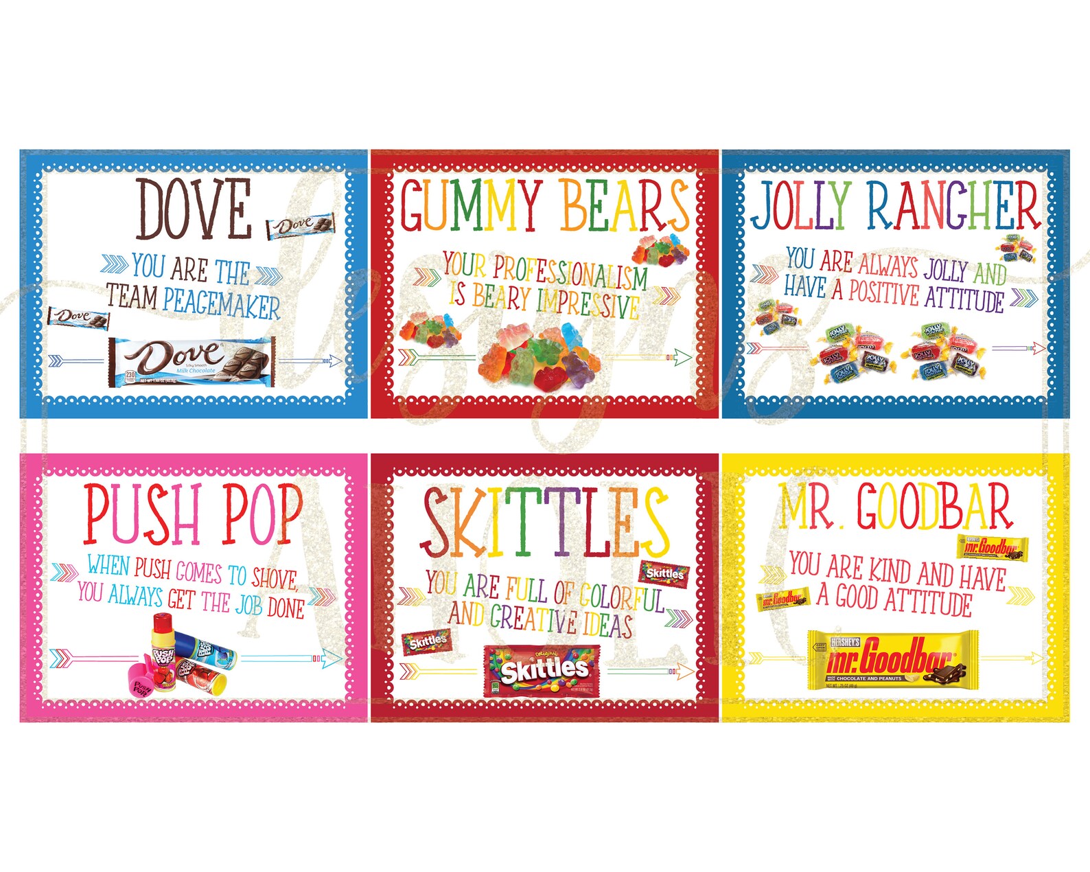 38 Employee Candy Bar Awards Candy Bar Award Certificates Etsy