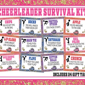 Cheerleader Survival Kit - Cheerleading Competition Survival Kit - Cheer Survival Kit - Cheerleader Gift - Cheer Gifts - Cheer Team Gift