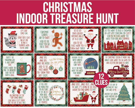 Indoor Christmas Treasure Hunt Indoor Christmas Scavenger Hunt