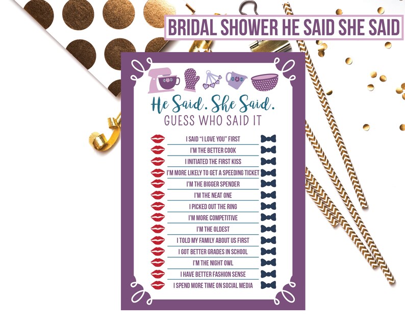 Pampered Chef Bridal Shower Party Package Printables Etsy