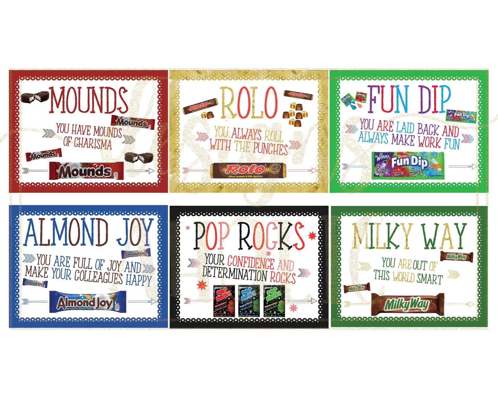 38 Employee Candy Bar Awards Candy Bar Award Certificates Etsy