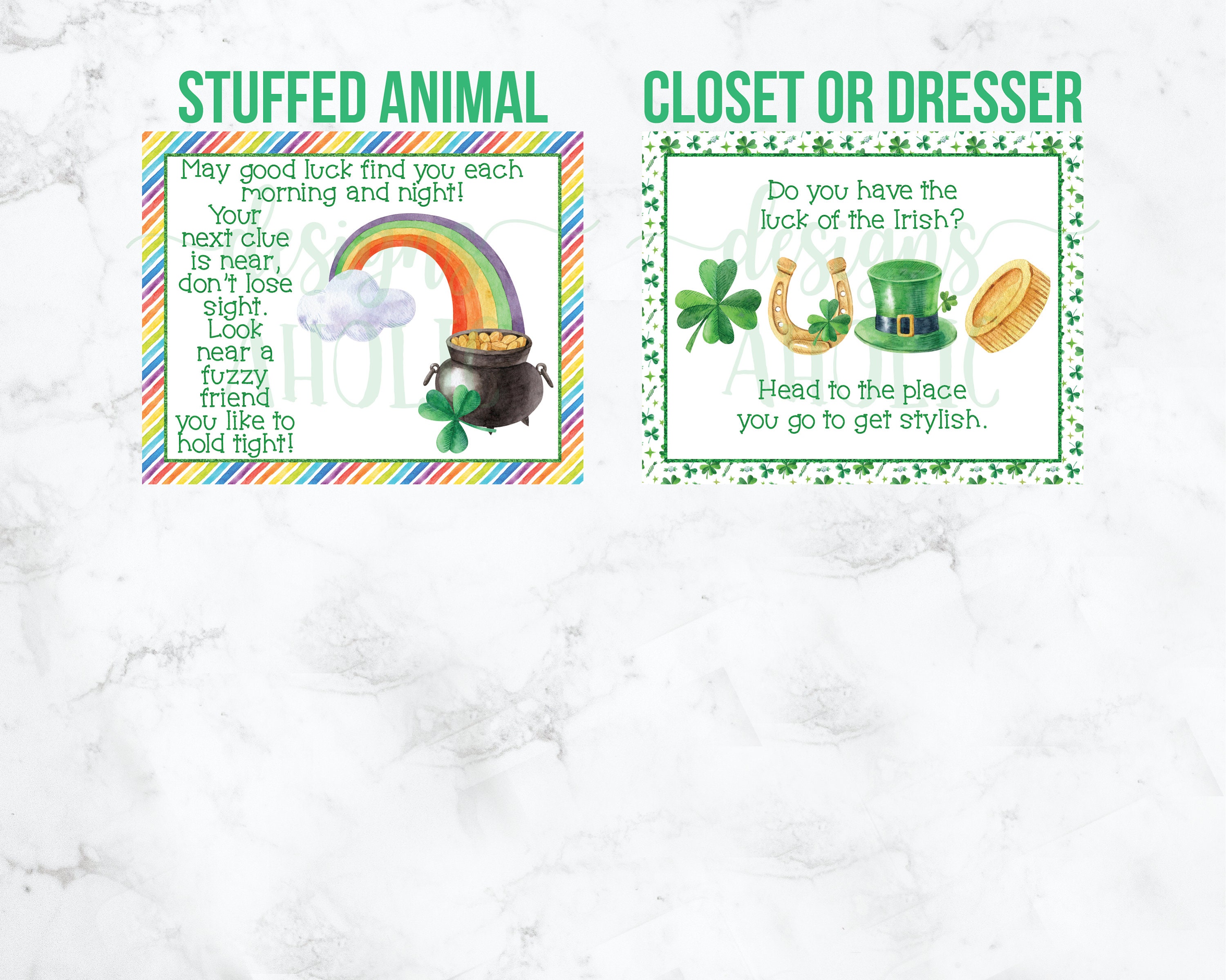 St. Patrick's Day Treasure Hunt and Leprechaun Letter - St Patricks Day ...
