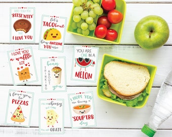 Lunch Box Notes - "Punny" Lunch Box Notes for Kids, Boyfriend, Husband, etc. - Lunch Box Notes for Husband - Love Notes