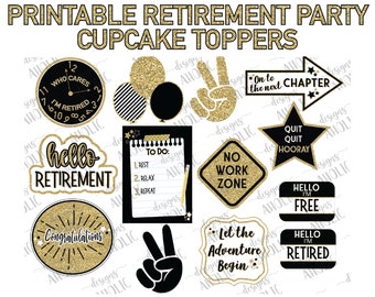 printable retirement etsy