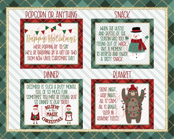 Fun and Creative Neighbor Christmas Gift Ideas with FREE Printable Gift  Tags - Twelve On Main