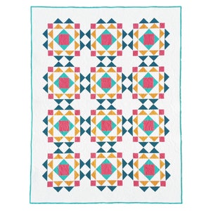 Patrón de colcha alegre