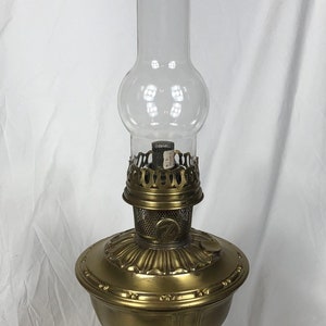 Aladdin Brass Oil Lam Model 8 Circa 1919-1920