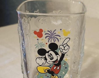 Vintage McDonalds Disney World 2000 Celebration Mickey Mouse Glass