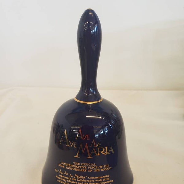 Ave Ave Ave Maria 500th Anniversary  Commemorative of Rosary Hand bell