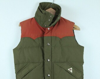 Western style down vest clearance