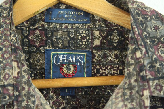 Vintage 90s Ralph Lauren Chaps Cotton Button Down… - image 4