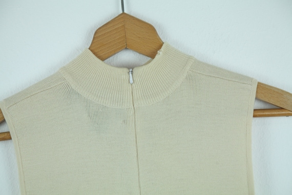 90s DKNY melton wool/knit swing top BLK