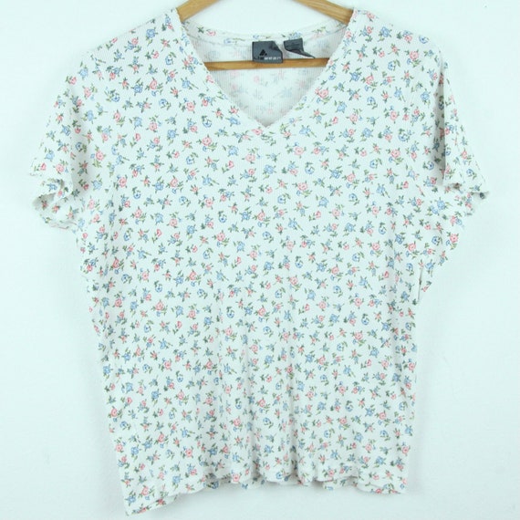 Vintage 90s Liz Claiborne White Cotton 