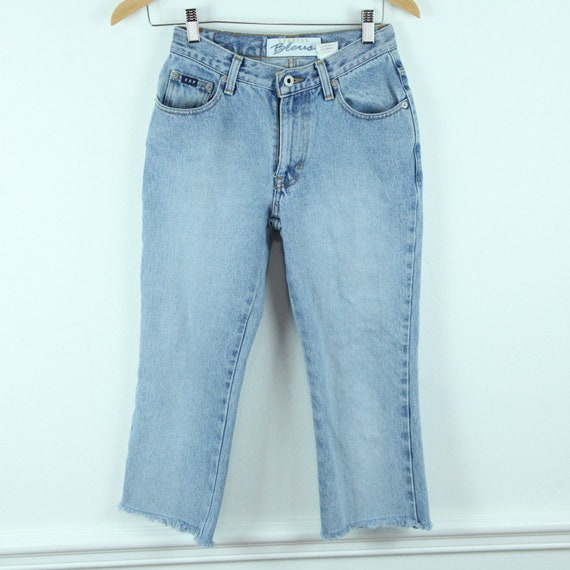 Vintage 90s Y2K Express Bleus Jeans Light Wash Mi… - image 1