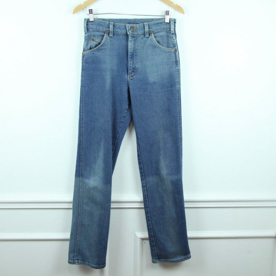 FADED Vintage 70s 80s Mens Lee Jeans Straight Leg… - image 1