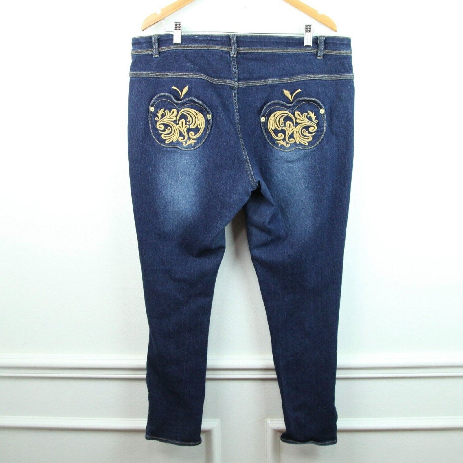 DENIM LIKE CORSET WORK PANTS