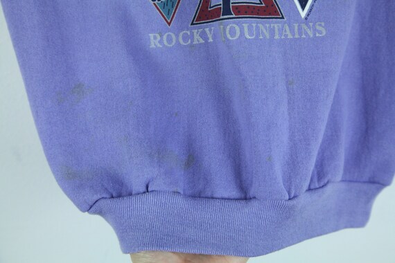 STAINS 80s 90s Colorado Rocky Mountains Purple Sl… - image 7