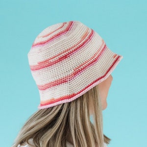 CROCHET HAT PATTERN / Crochet Bucket Hat Pattern - Bucket Hat - Savannah Bucket Hat Pattern