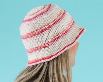 CROCHET HAT PATTERN / Crochet Bucket Hat Pattern - Bucket Hat - Savannah Bucket Hat Pattern