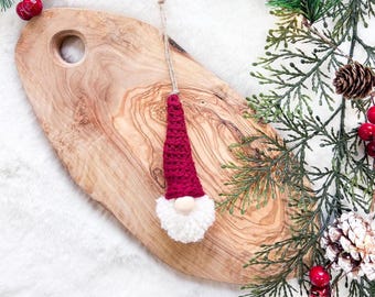 CROCHET GNOME PATTERN / Crochet Gnome Tree Decoration Pattern- Crochet Christmas Decoration - Holiday Decor Crochet Pattern - Festive Gnome