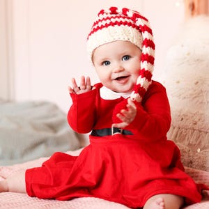 CROCHET ELF HAT / Crochet Baby Elf Hat Pattern - Elf Hat - Available in 3 sizes