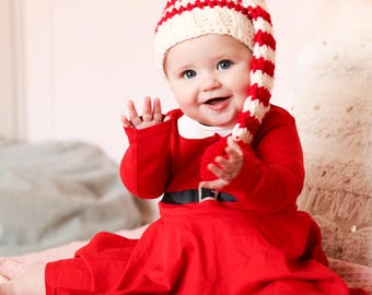 CROCHET ELF HAT / Crochet Baby Elf Hat Pattern - Elf Hat - Available in 3 sizes