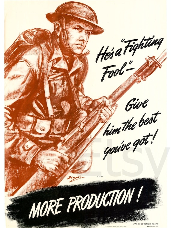 WWI MAKE DO /& MEND CLOTHES SEW PROPAGANDA POSTER PAINTING REAL CANVAS ART PRINT