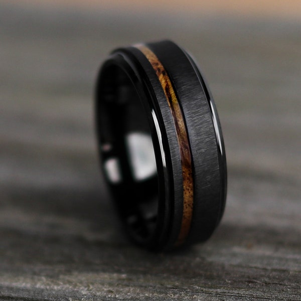 Wood Engagement Ring - Etsy