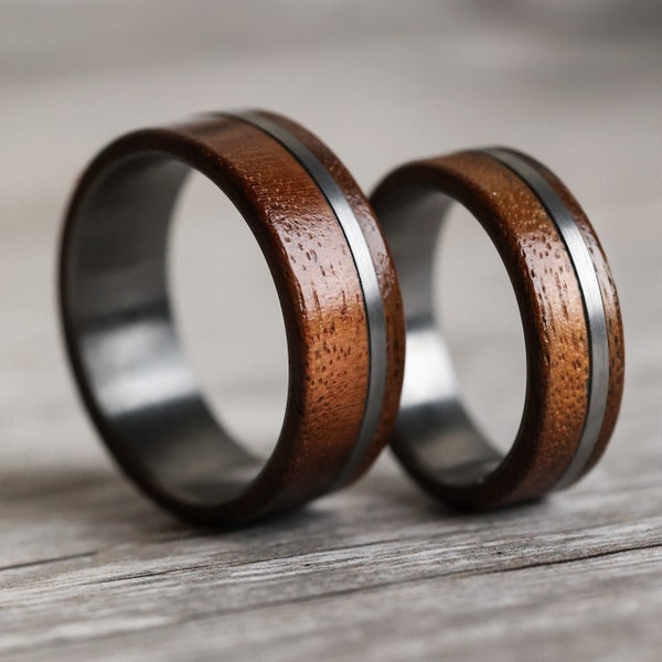 Vibrant Wooden Wedding Band Image in 4K Vibrant Wooden Wedding Band Image in 4K