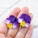 see more listings in the Floral earrings section